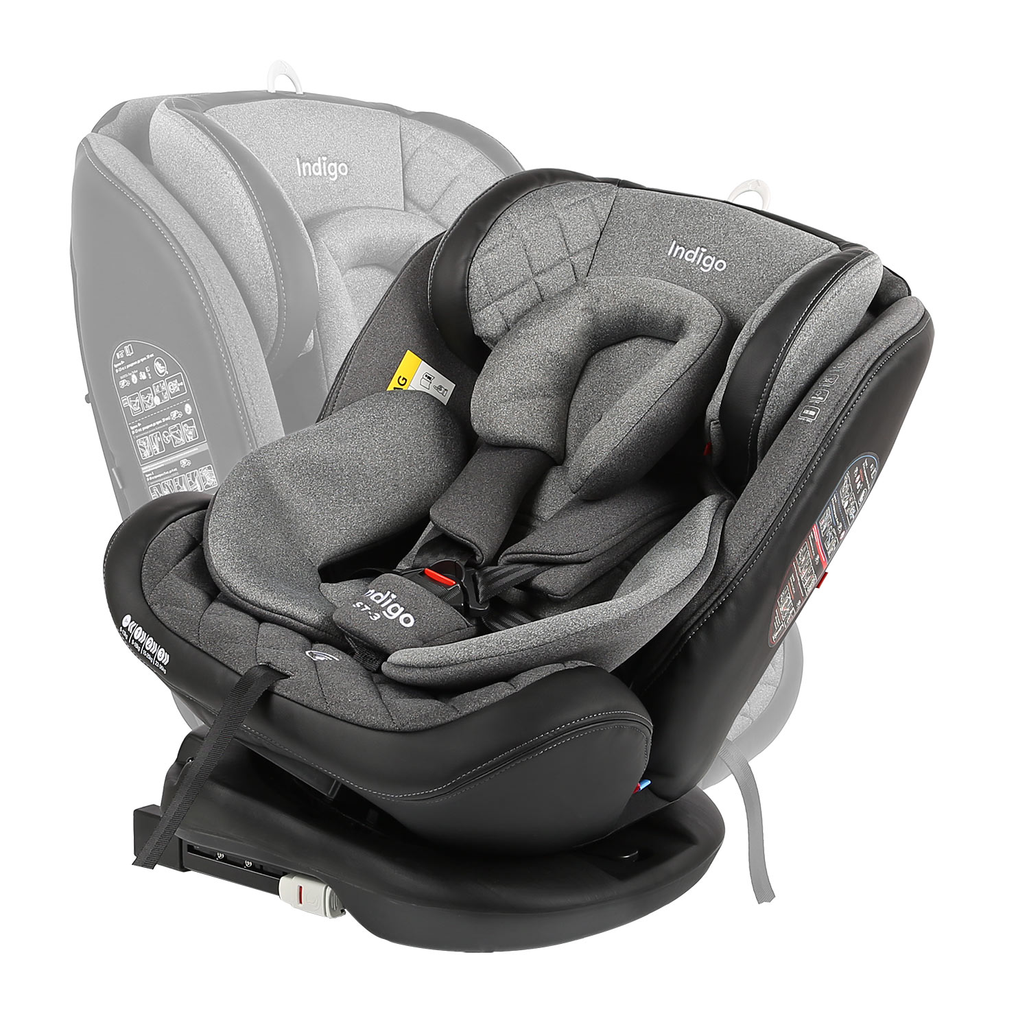 Автокресло Indigo Aero Isofix 0+/1/2/3 (0-36 кг) - фото 12