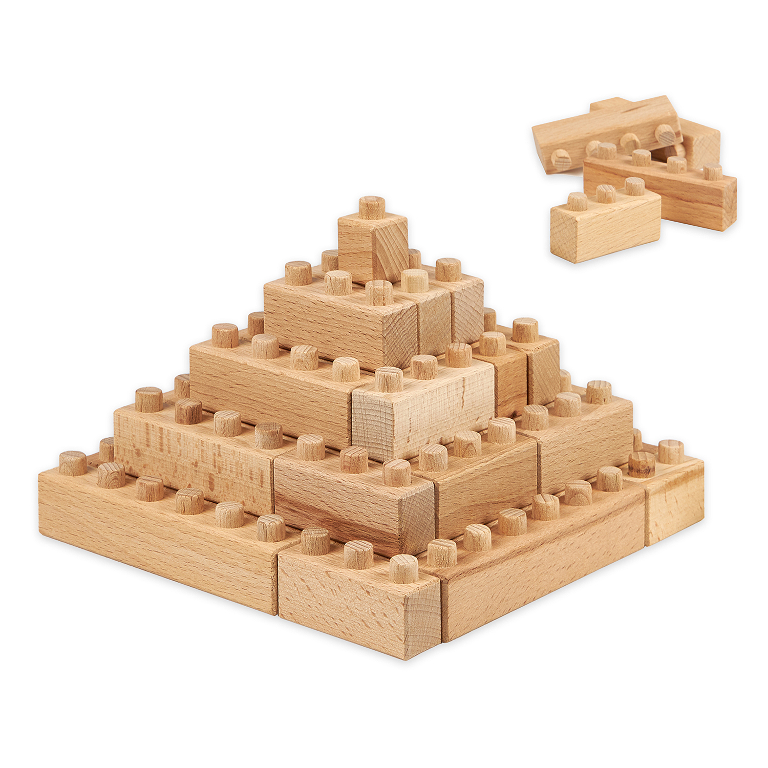 Конструктор WOOD BLOCKS Кубики деревянный - фото 5