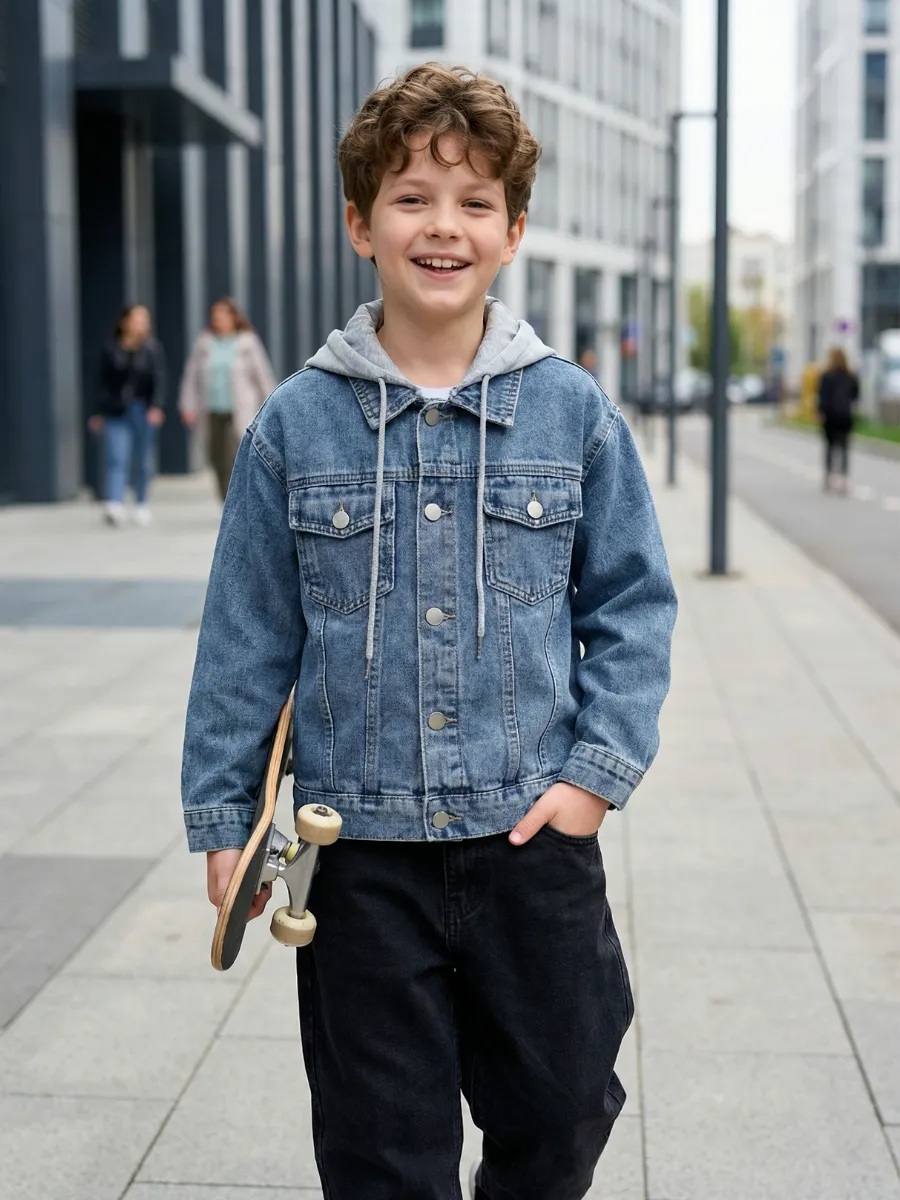 Куртка джинсовая CASTLELADY 888111126 - фото 6