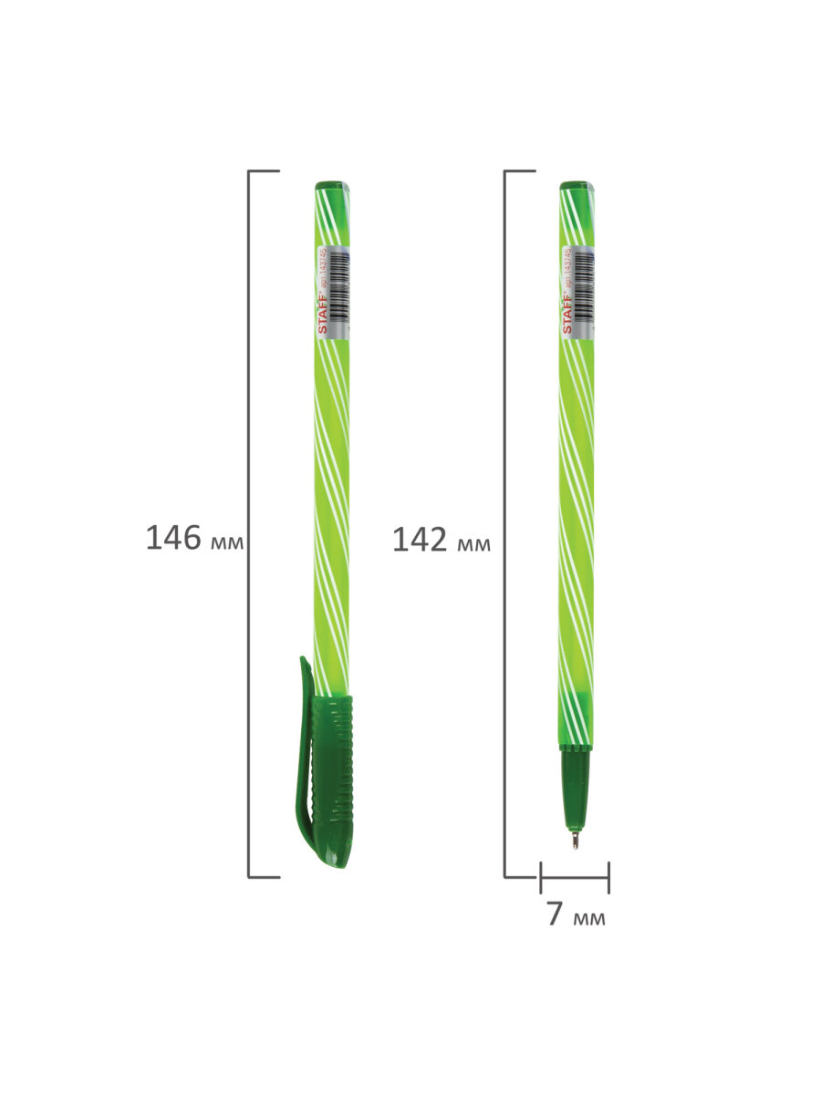 Ручка шариковая Staff 50 шт. - фото 14