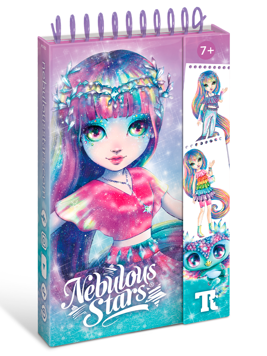 Набор для творчества Nebulous Stars дизайнерский скетчбук, серия Isadora, 11450_NSDA - фото 7