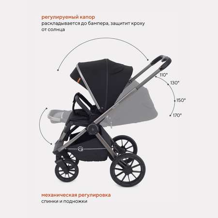 Коляска 3в1 Rant Falcon Black