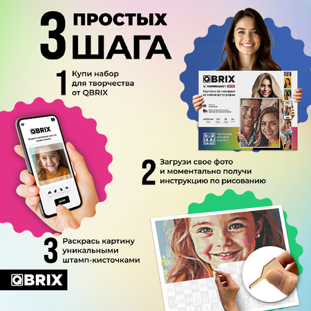 Картина по номерам QBRIX Полноцвет