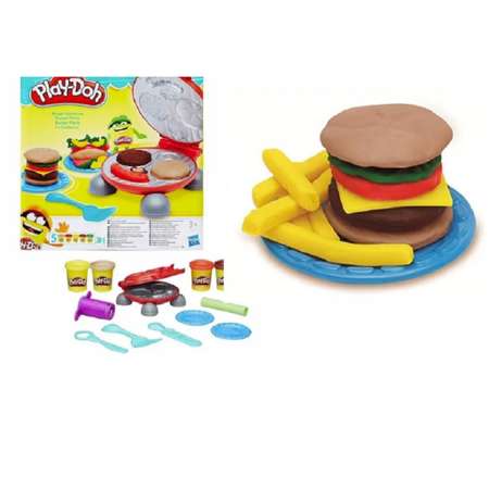 Пластилин ТОТОША Плейдо Гамбургерная Play-doh