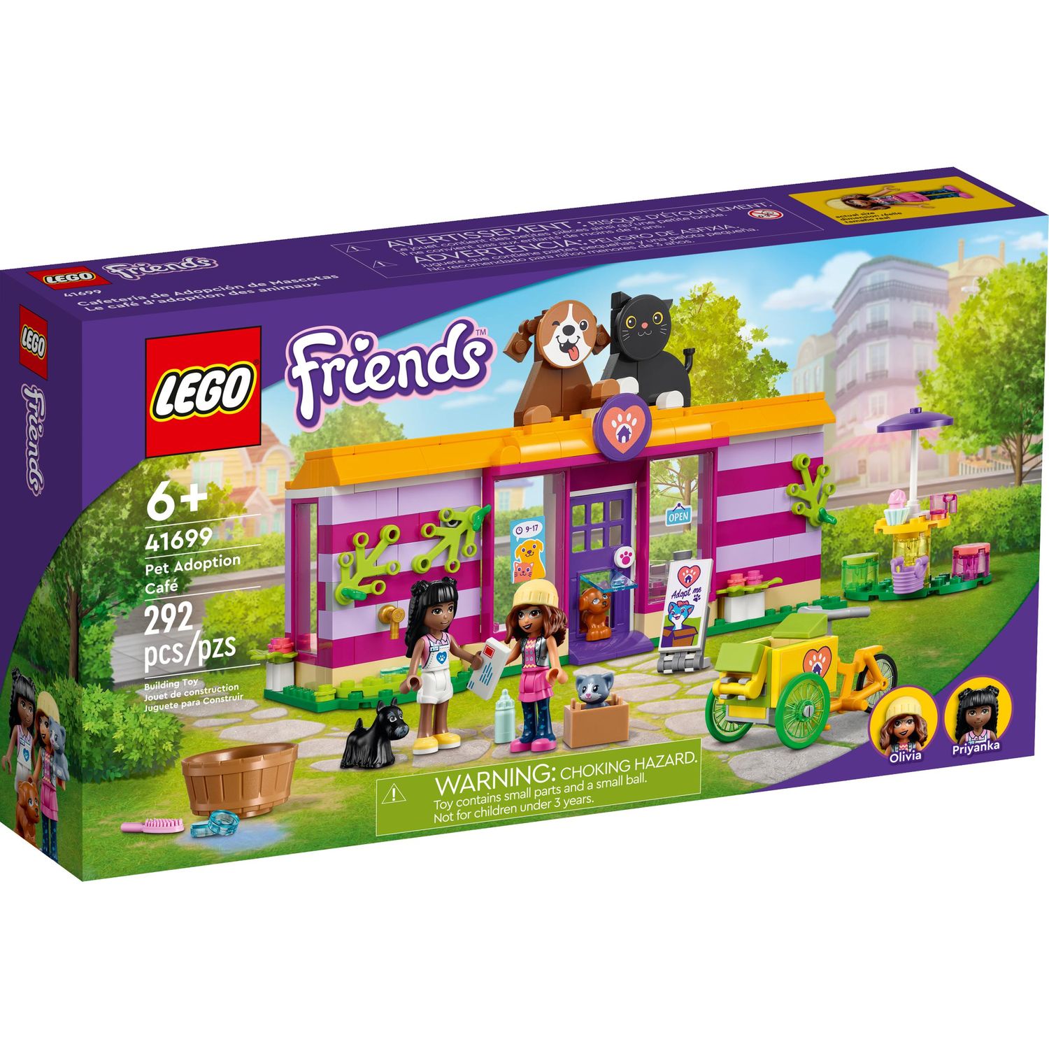 Конструктор LEGO Friends Кафе-приют для животных - фото 1