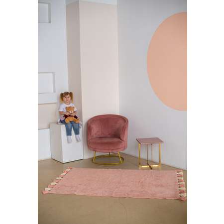 Хлопковый ковер Lillaland COLORFUL PINK