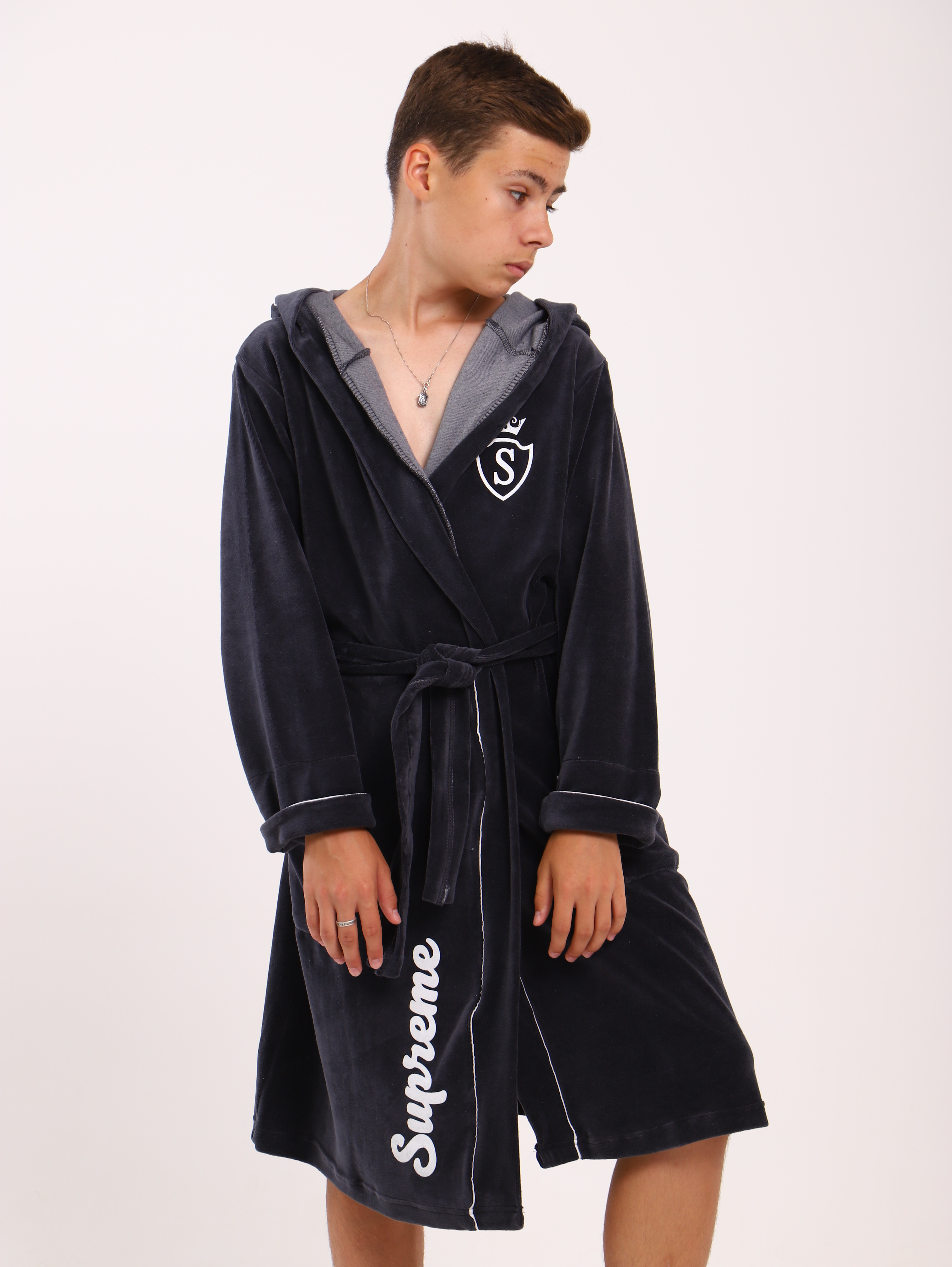 Халат ЛАДОШКИ Халат Самсон графит - фото 7