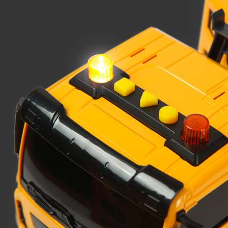 Машинка Mobicaro 1:10 Грузовик с эскаватором Желтый 666-62T