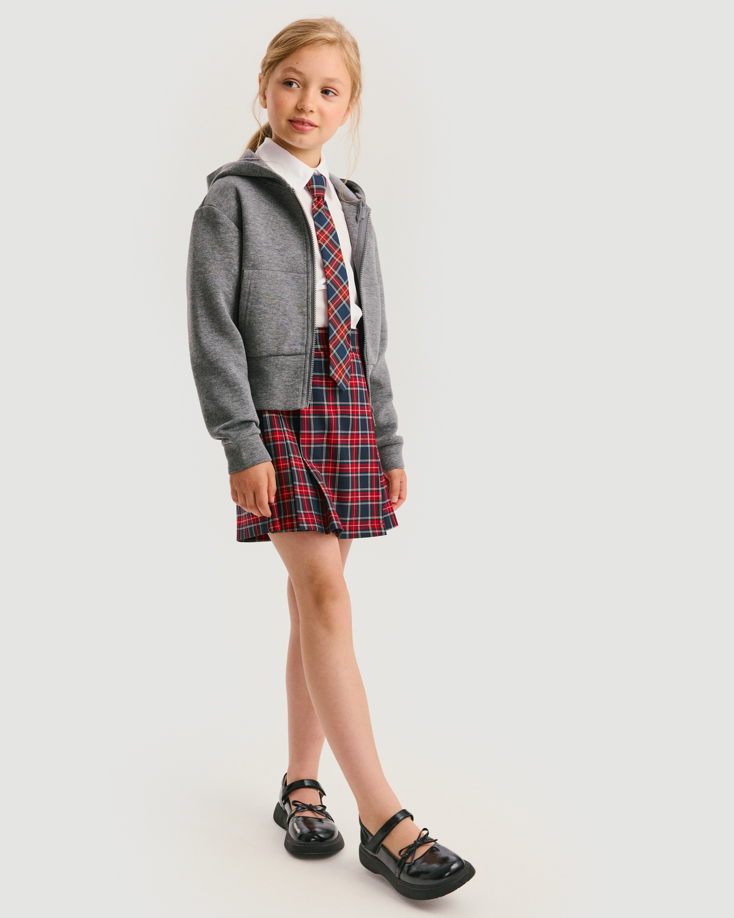 Юбка-шорты Futurino School B26FS2-GZ-18tg-11 - фото 1