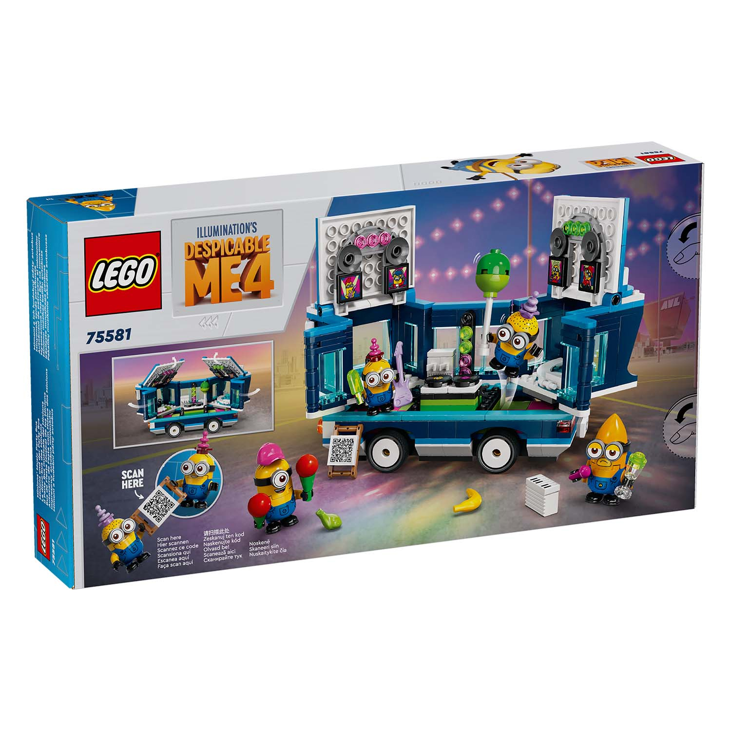 Конструктор LEGO Minions Автобус вечеринки миньонов 379 дет. - фото 7