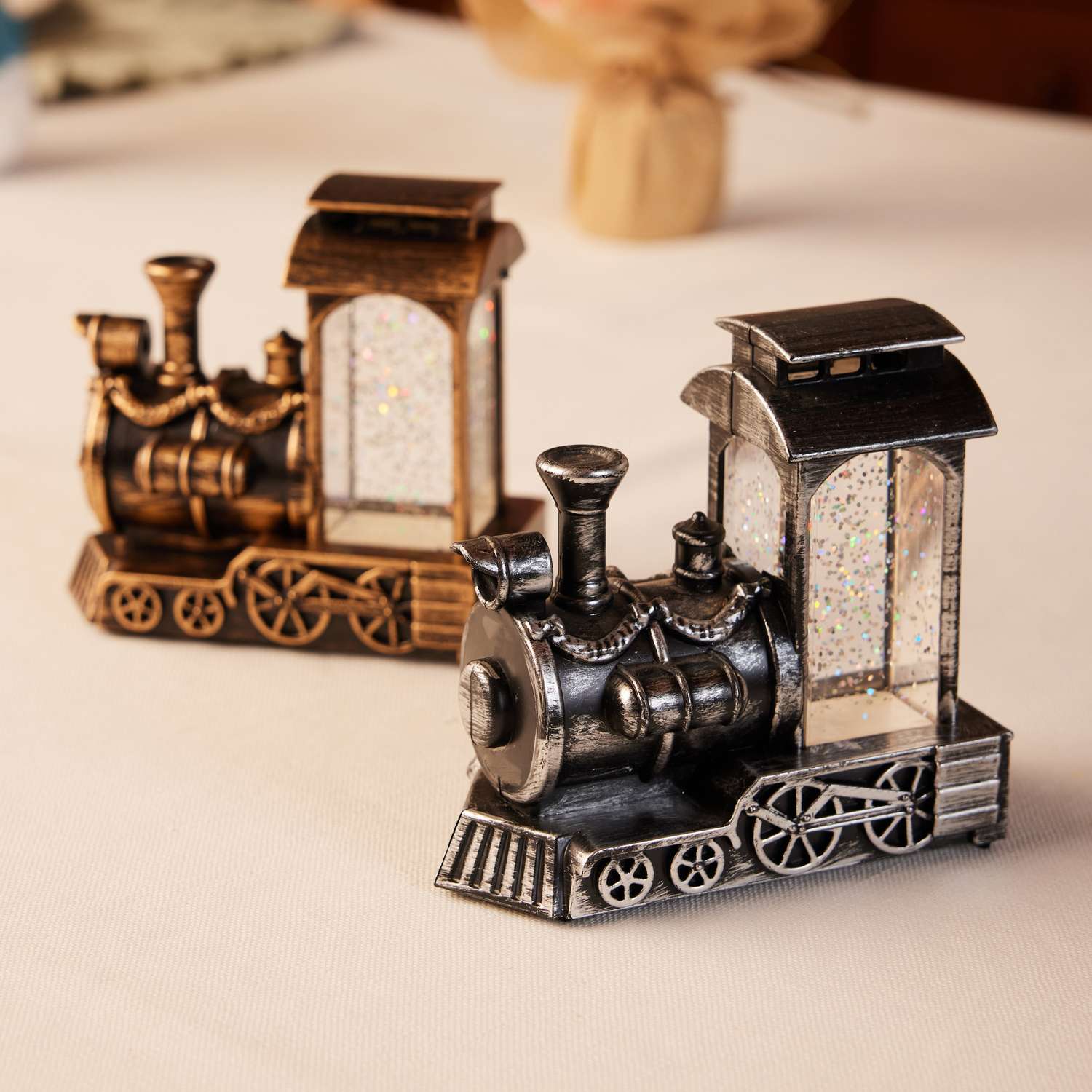 Светильник ё поезд с блёстками - фото 1