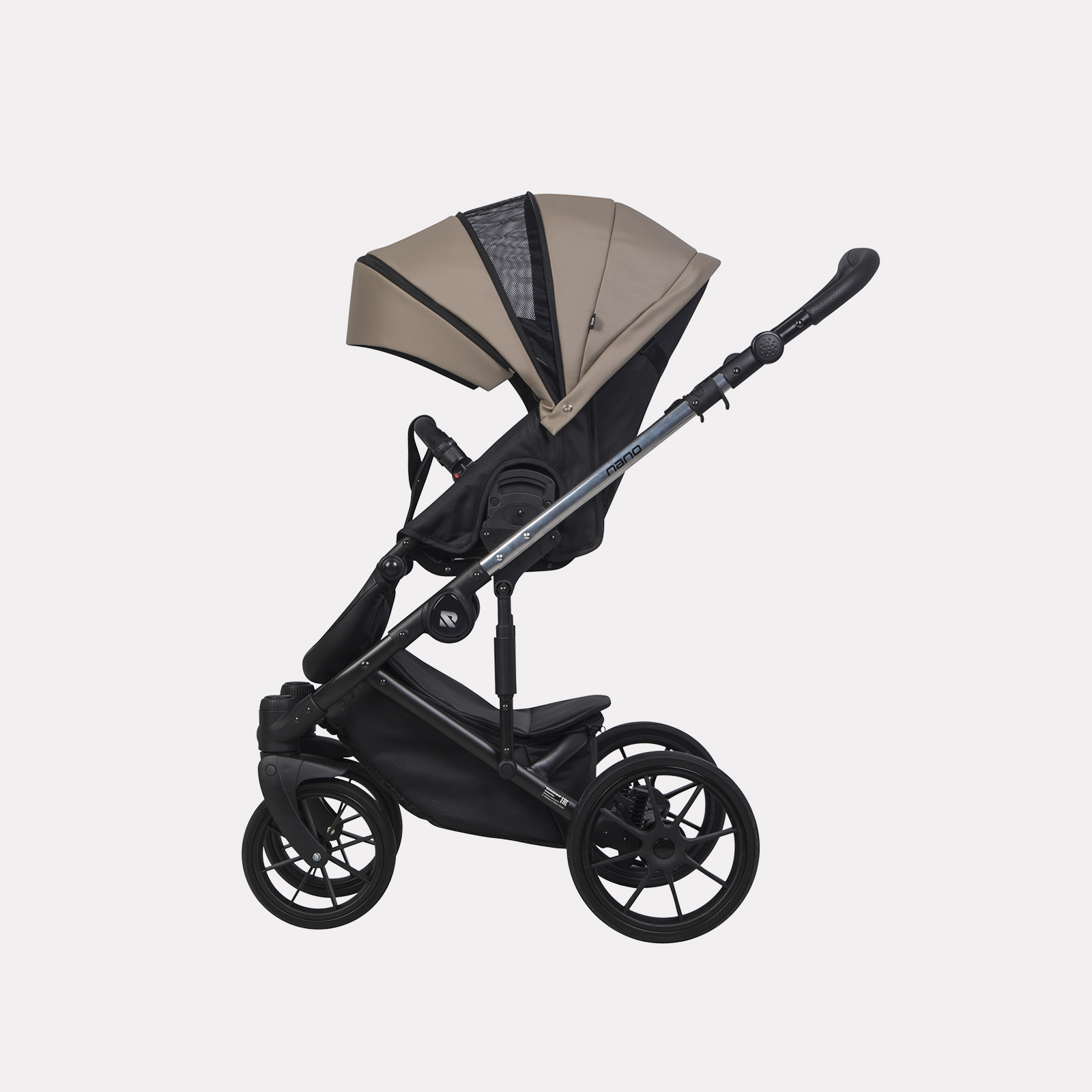 Коляска 2в1 Riko Nano Thermo Ecco коричневый - фото 10