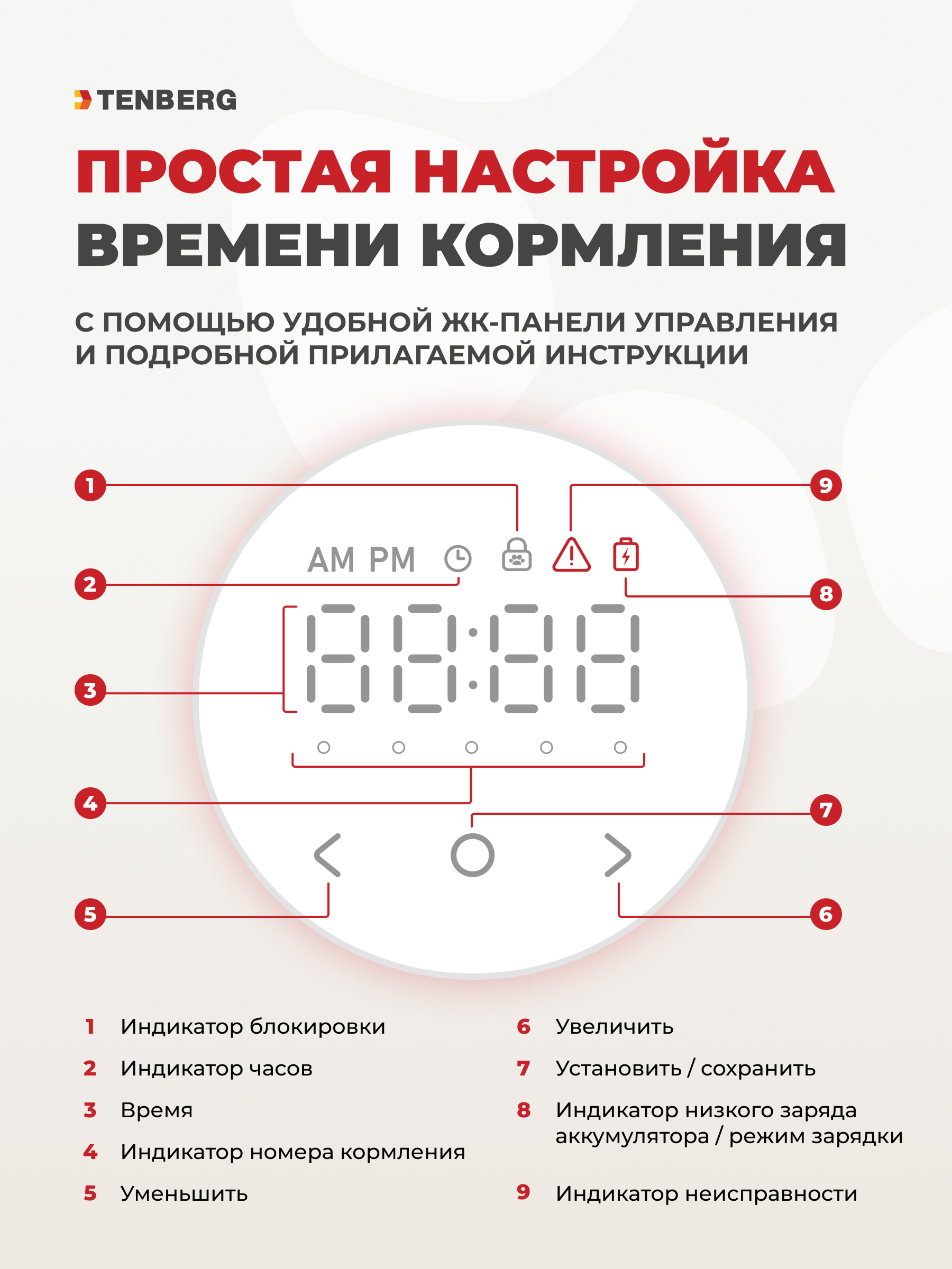 Автокормушка TENBERG Yummy X2 SUS 304 - фото 6