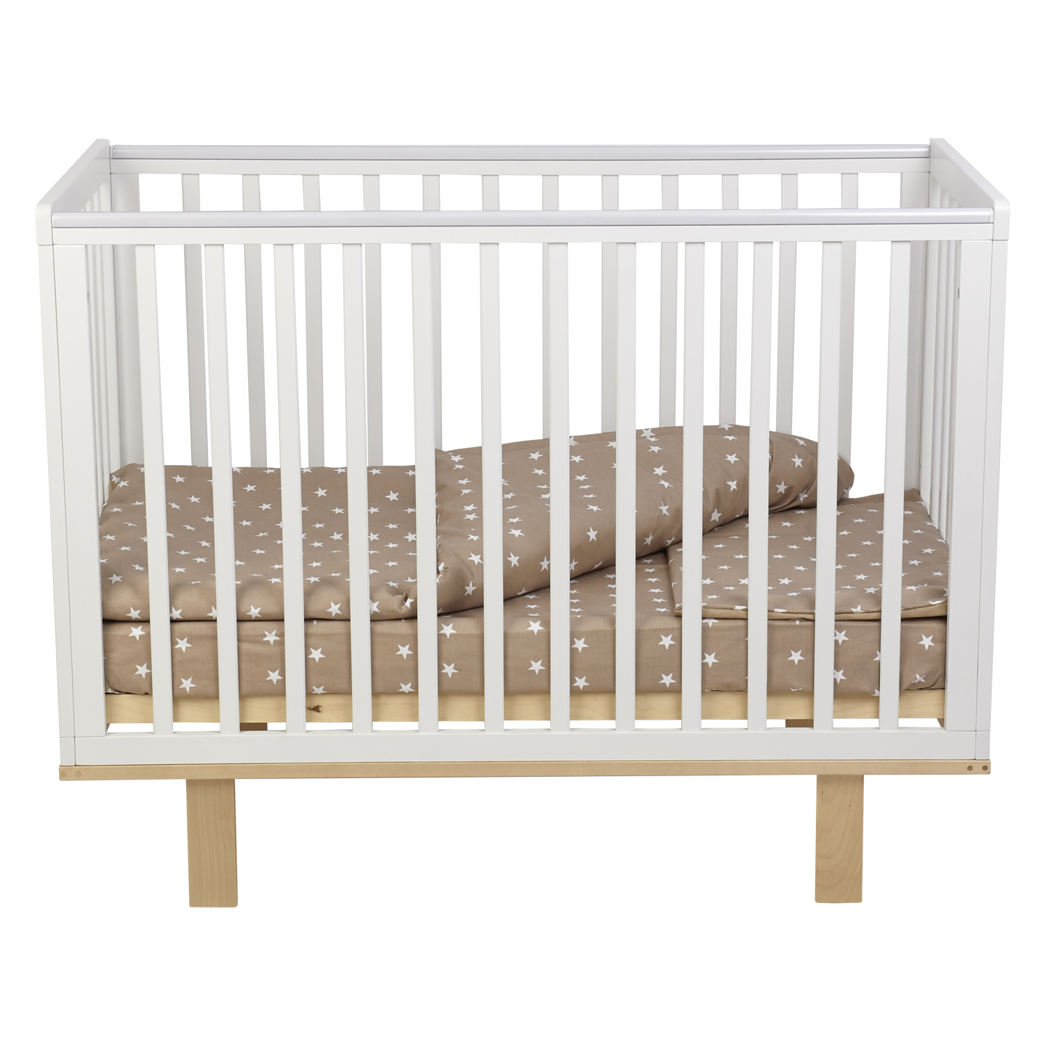 Детская кроватка Polini kids прямоугольная, (белый) - фото 13