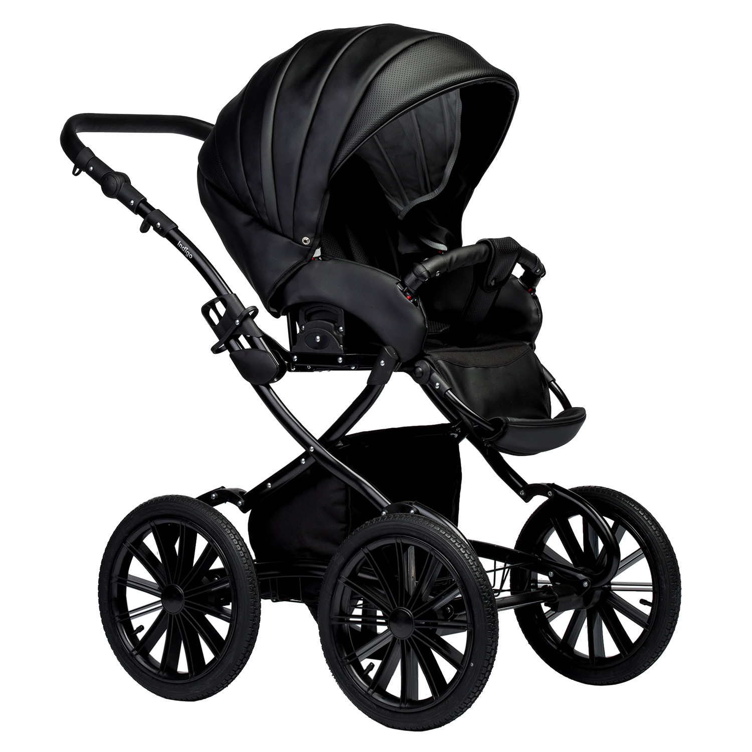 Коляска 2в1 Indigo Special Plus 03 черный - фото 3