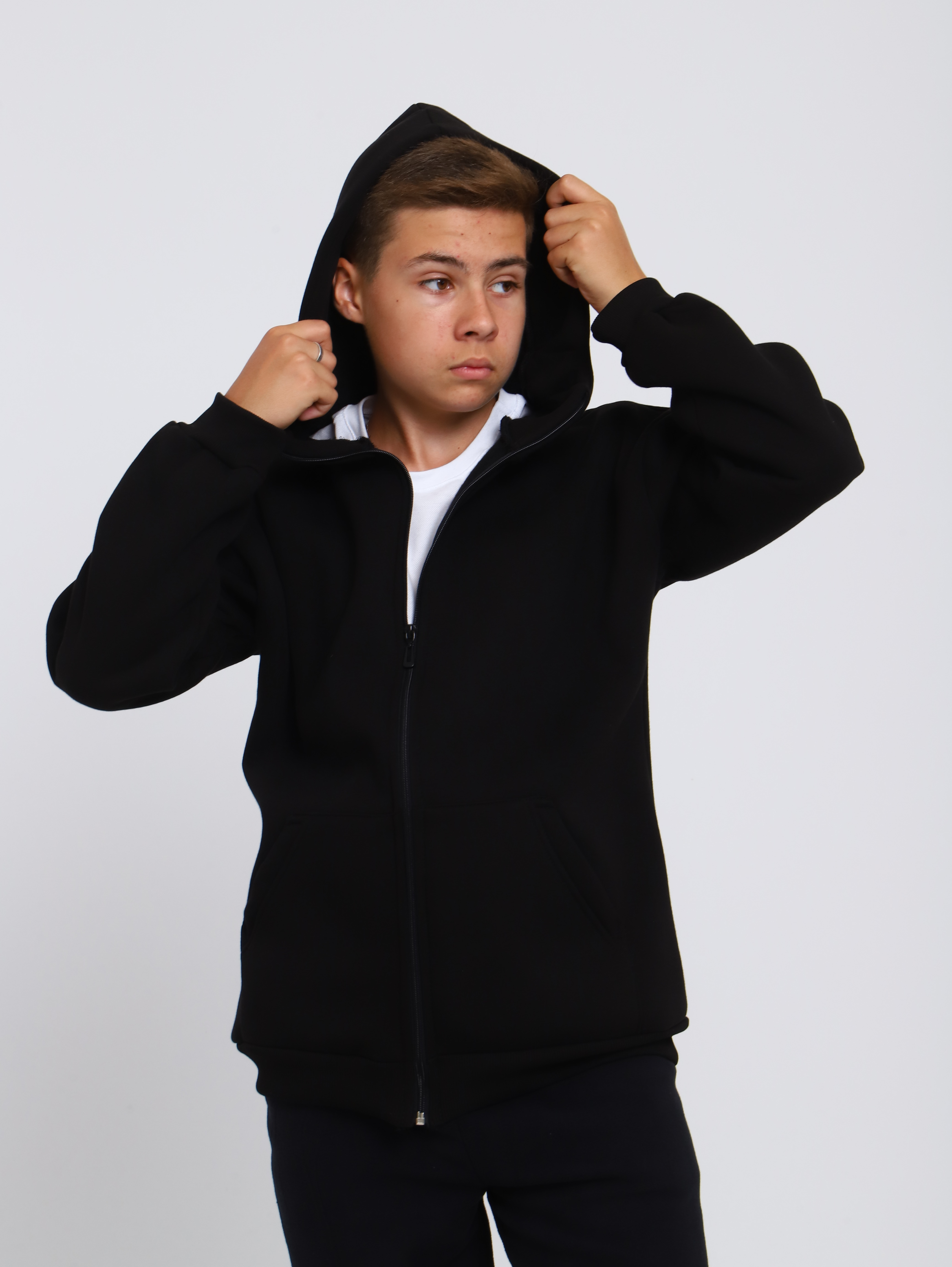 Толстовка ЛАДОШКИ Толстовка Арктика черный - фото 1