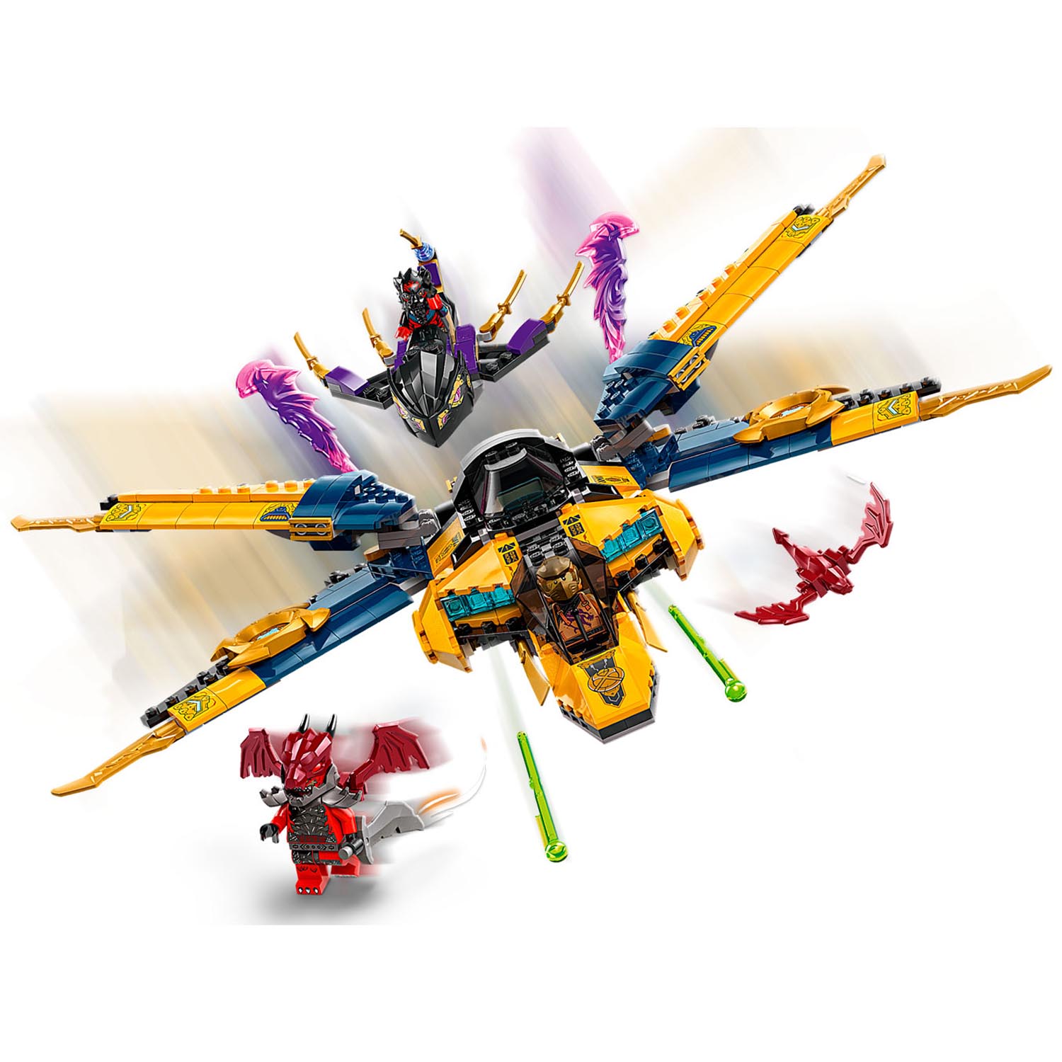 Конструктор LEGO NINJAGO Штурмовой самолет Рас и Арин 510 дет. - фото 6