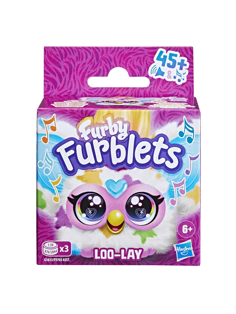 Мягкая игрушка Furby Ферби F1613 брелок Loo-Lay - фото 4