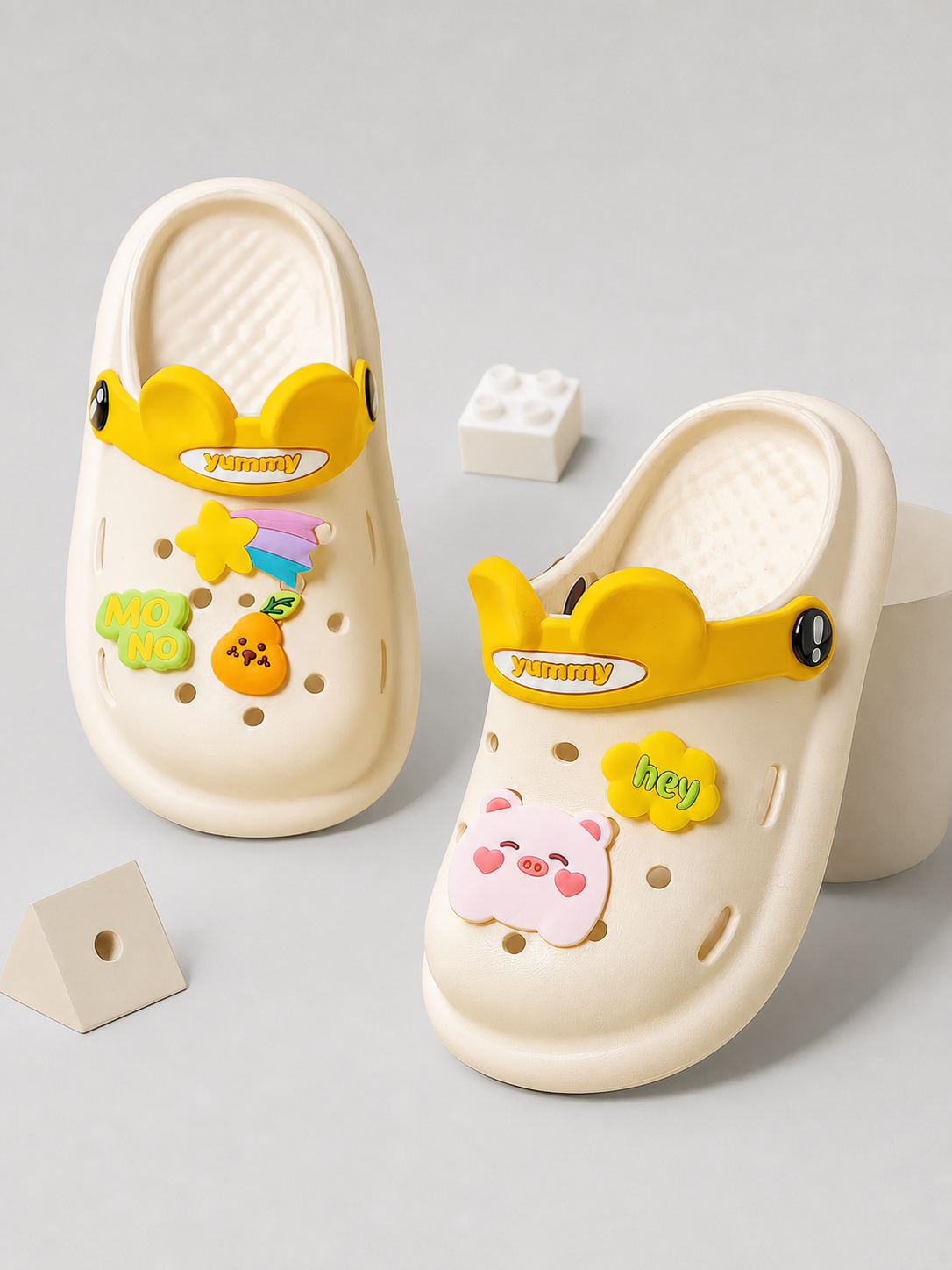 Сабо Cheerful Mario CHM-HR-2029/4-white-gold - фото 1