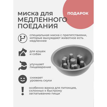 Двойная миска для животных ROXY PETS миска для медленного поедания