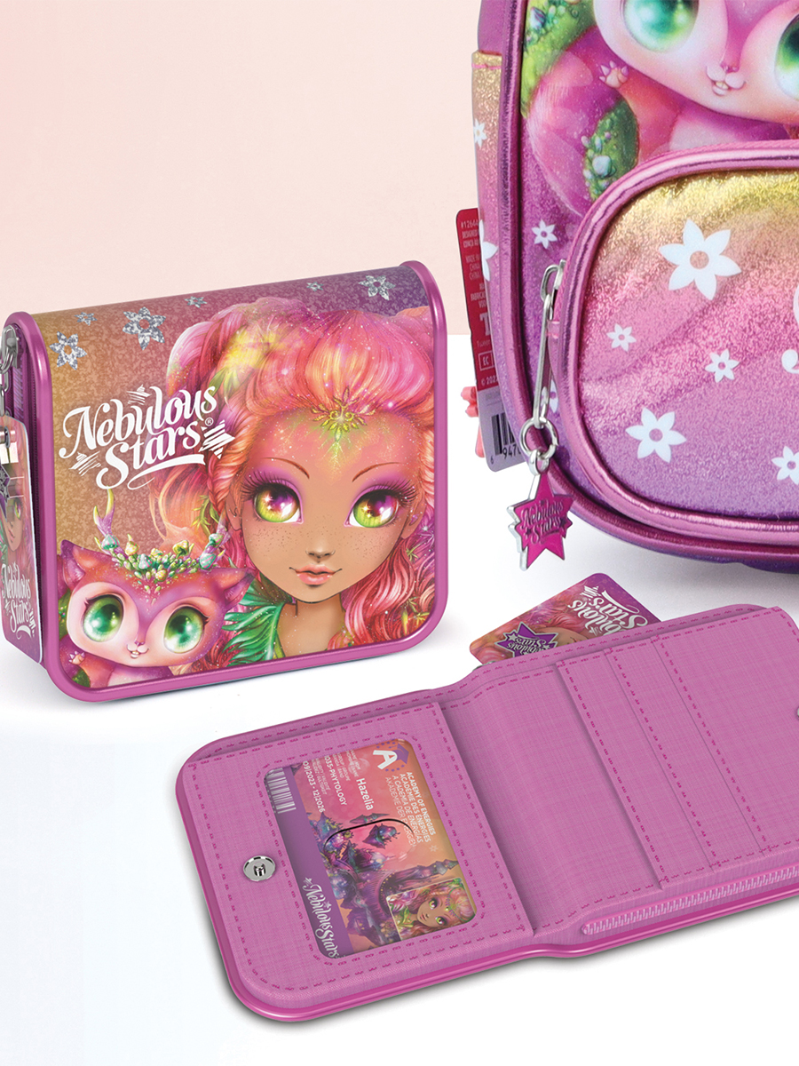 Изображение товара Яркий детский кошелек Nebulous Stars с отделениями для монет и карт