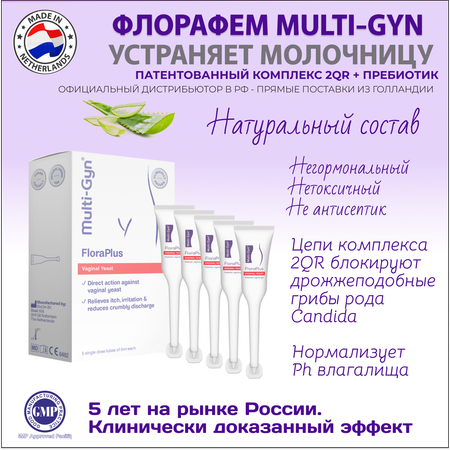 ФлораФем Multi-Gyn от молочницы кандидоза 25 мл