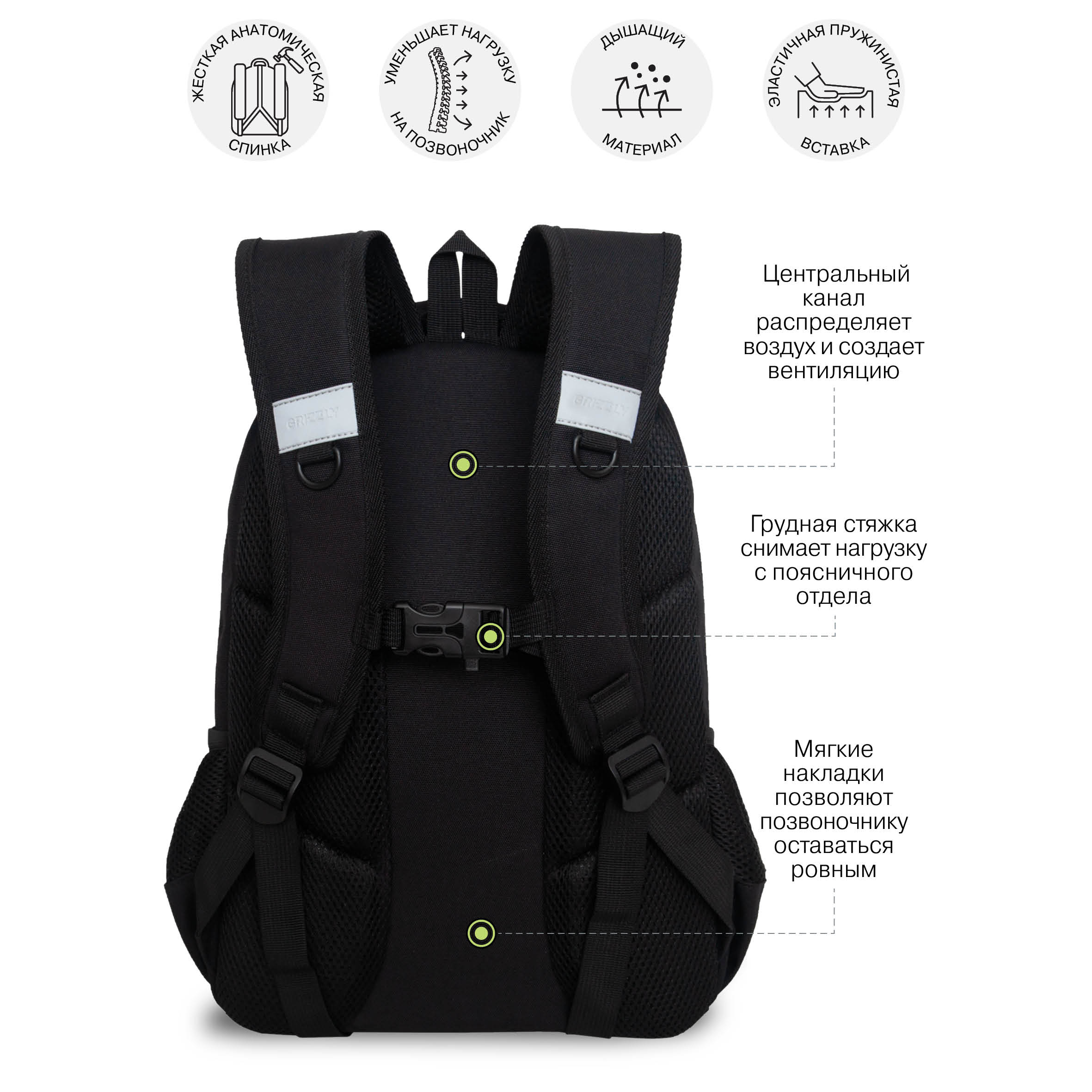 Рюкзак Grizzly для девочки - фото 8