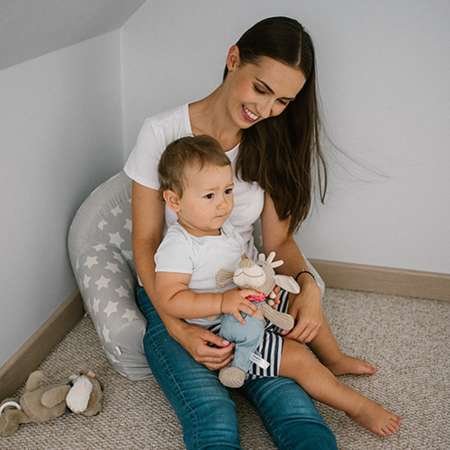 Игрушка-подвеска Babyono музыкальная Собачка Арт.1124