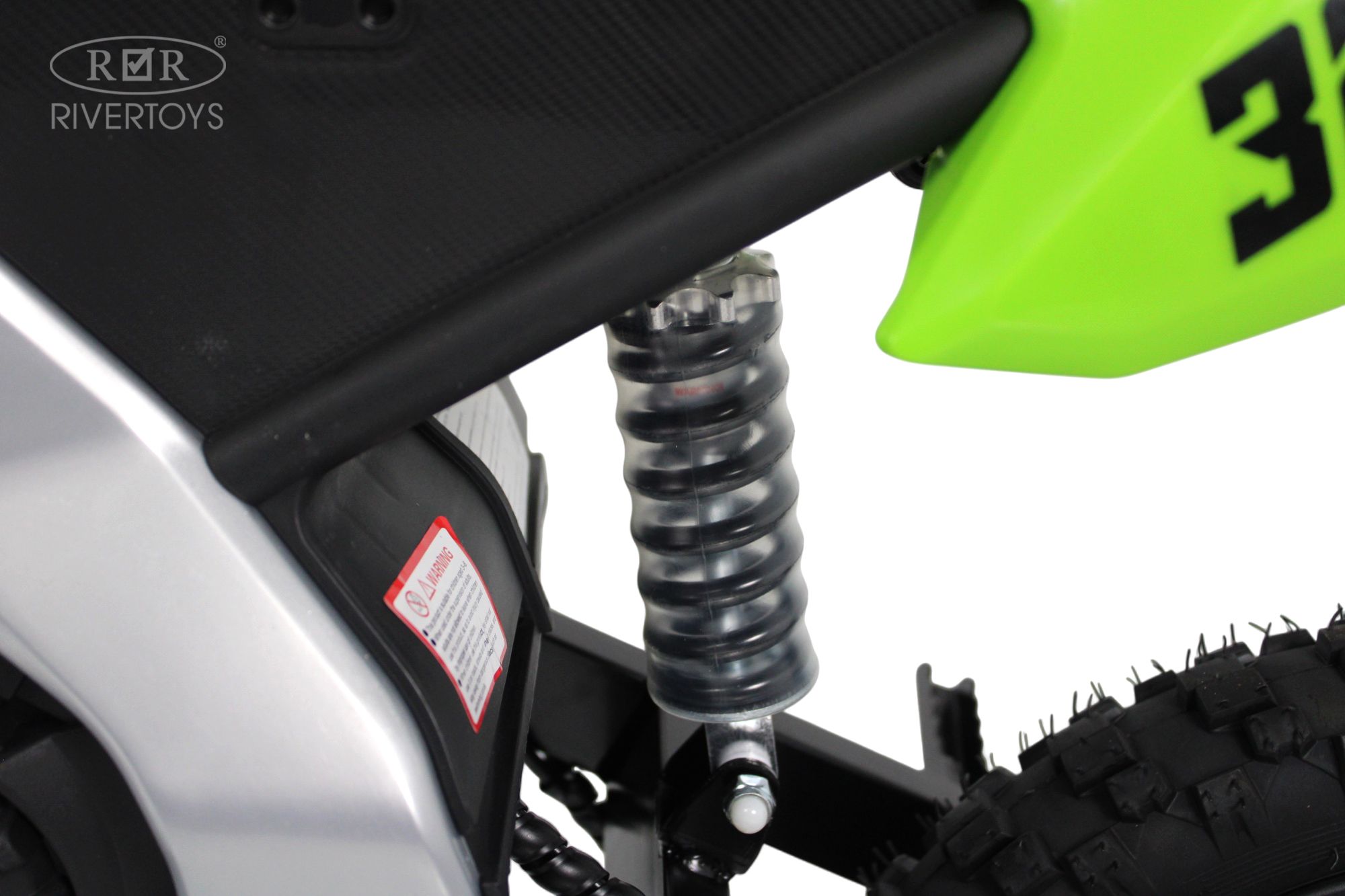 Электромотоцикл RIVERTOYS E777KX-MOTO-GREEN - фото 10