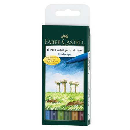 Ручка капиллярная Faber Castell 6 шт.