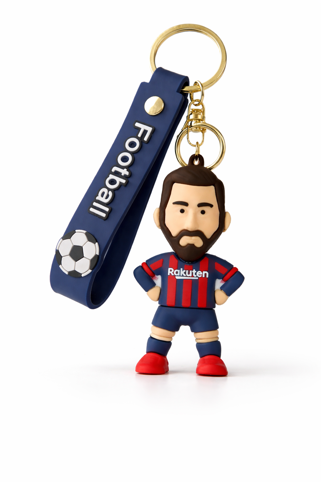 Изображение товара Брелок с футбольной звездой Мастер Футболист - стильный и практичный аксессуар
