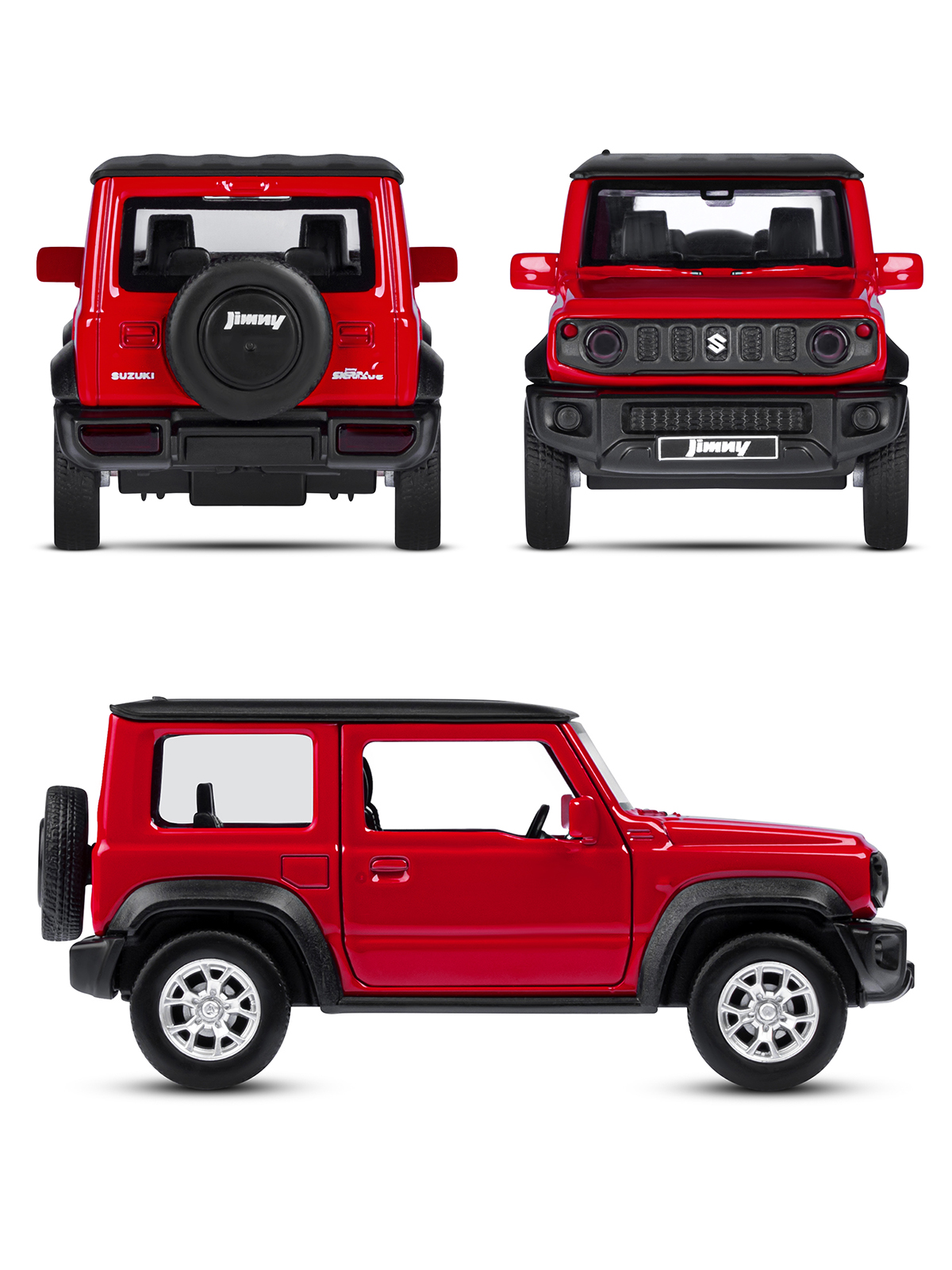 Внедорожник АВТОпанорама Suzuki Jimny 1:32 JB1251610 - фото 5
