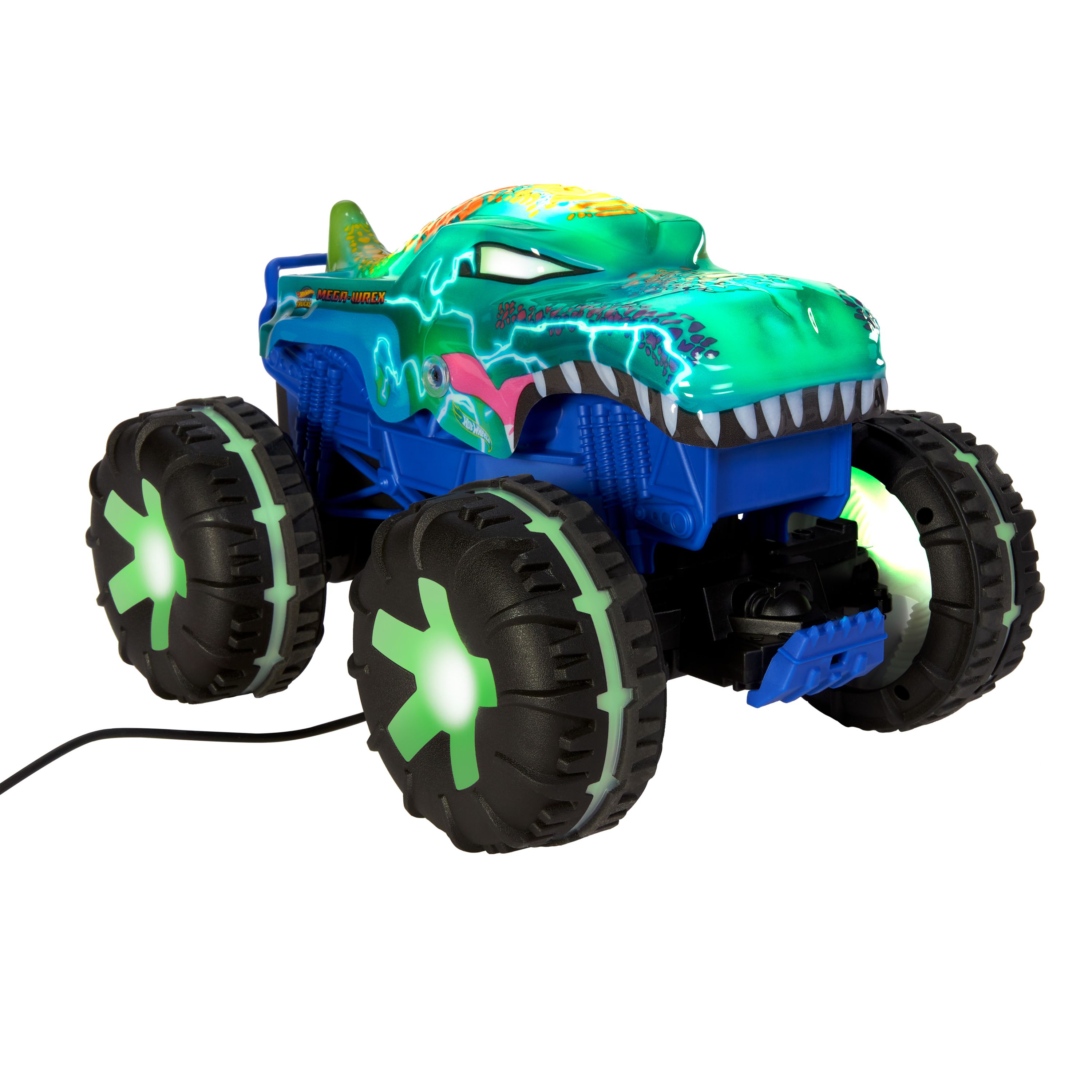 Машинка Hot Wheels Monster Trucks Живой Врекс R/C 1:15 - фото 2