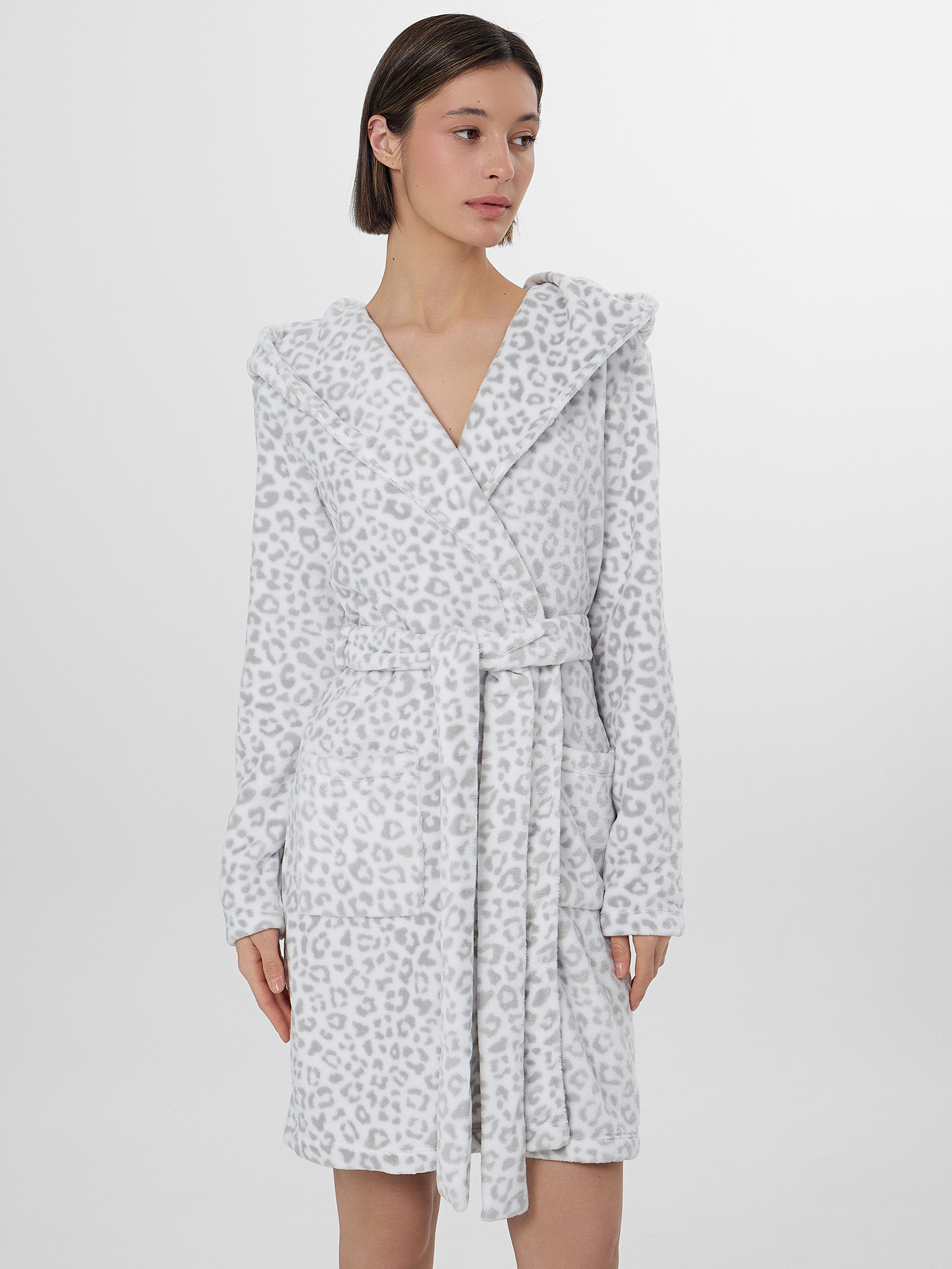 Халат Mark Formelle (Марк Формэль) 552278/леопард на белом - фото 6