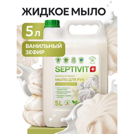 Мыло жидкое SEPTIVIT Ванильный пломбир 5250 г 5000 мл