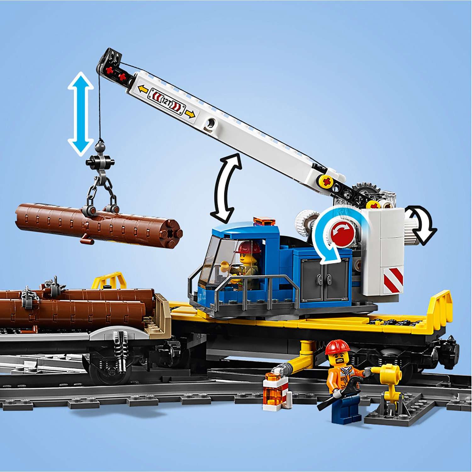 Конструктор LEGO City Trains Товарный поезд - фото 5