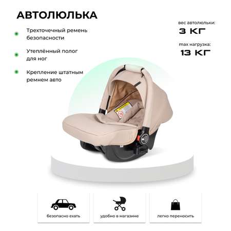 Коляска 3в1 Farfello Zuma Trio Comfort