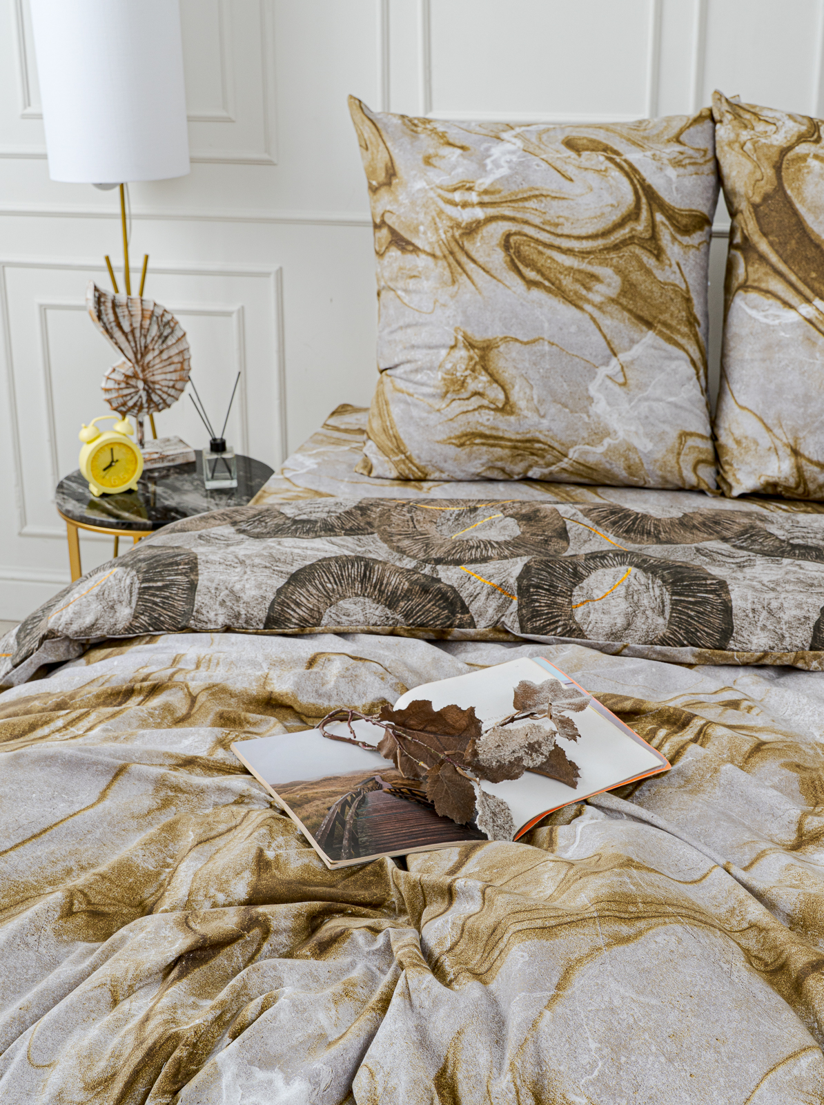 Комплект постельного белья LOVEBERRY Аммонит евро 4 предм. - фото 9