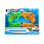Бластер водный Zuru XSHOT  Water Nano Drencher 4 штуки