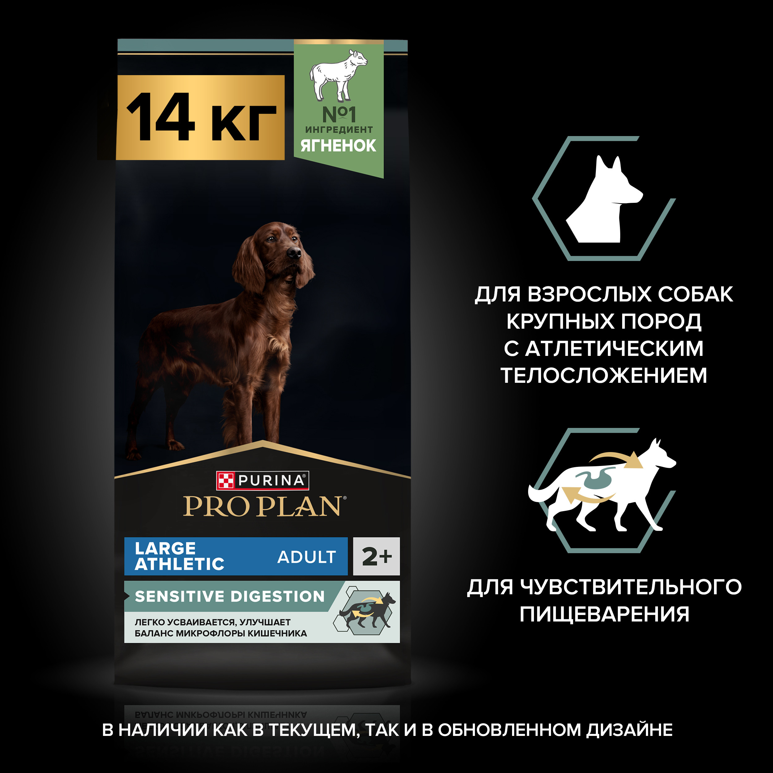 Корм сухой для собак PRO PLAN SENSITIVE DIGESTION 14 кг с ягнёнком для крупных пород - фото 13