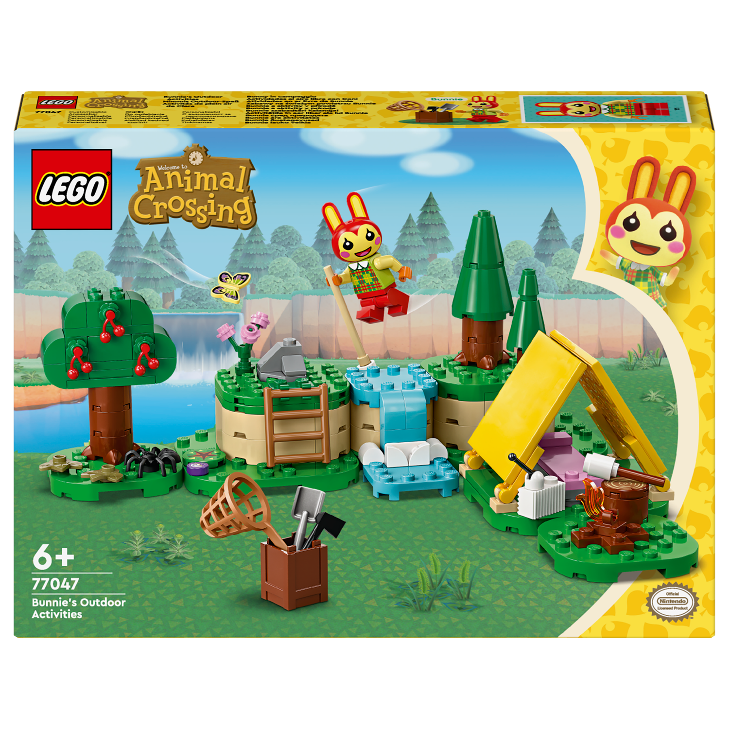 Конструктор LEGO Animal Crossing Bunnies Outdoor Activities блочный - фото 3