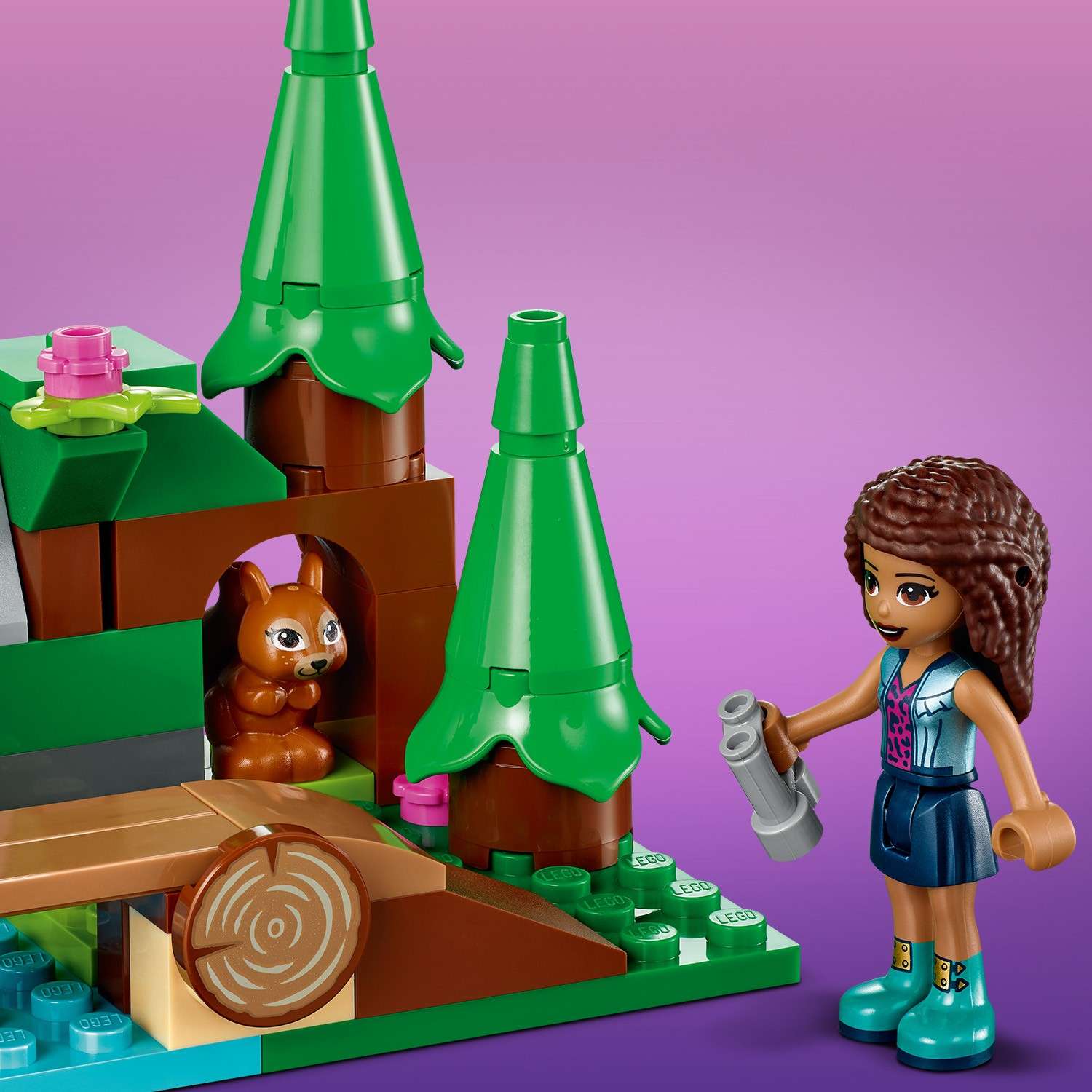 Конструктор LEGO Friends Лесной водопад блочный - фото 6
