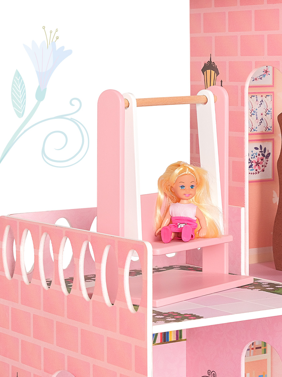 Домик для кукол PAREMO 120 см с мебелью PD316-02 - фото 15