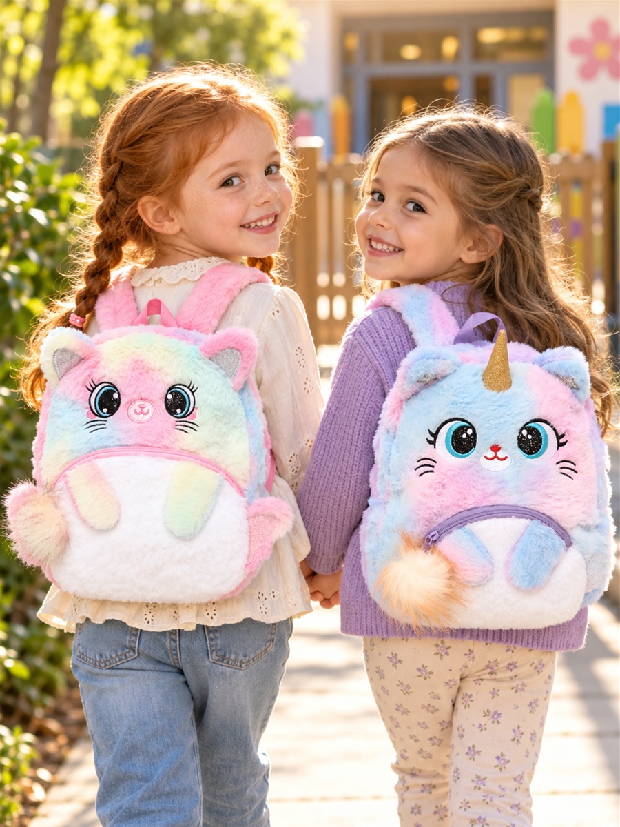 Рюкзак радужная кошечка PIFPAF KIDS 11-0726 - фото 4