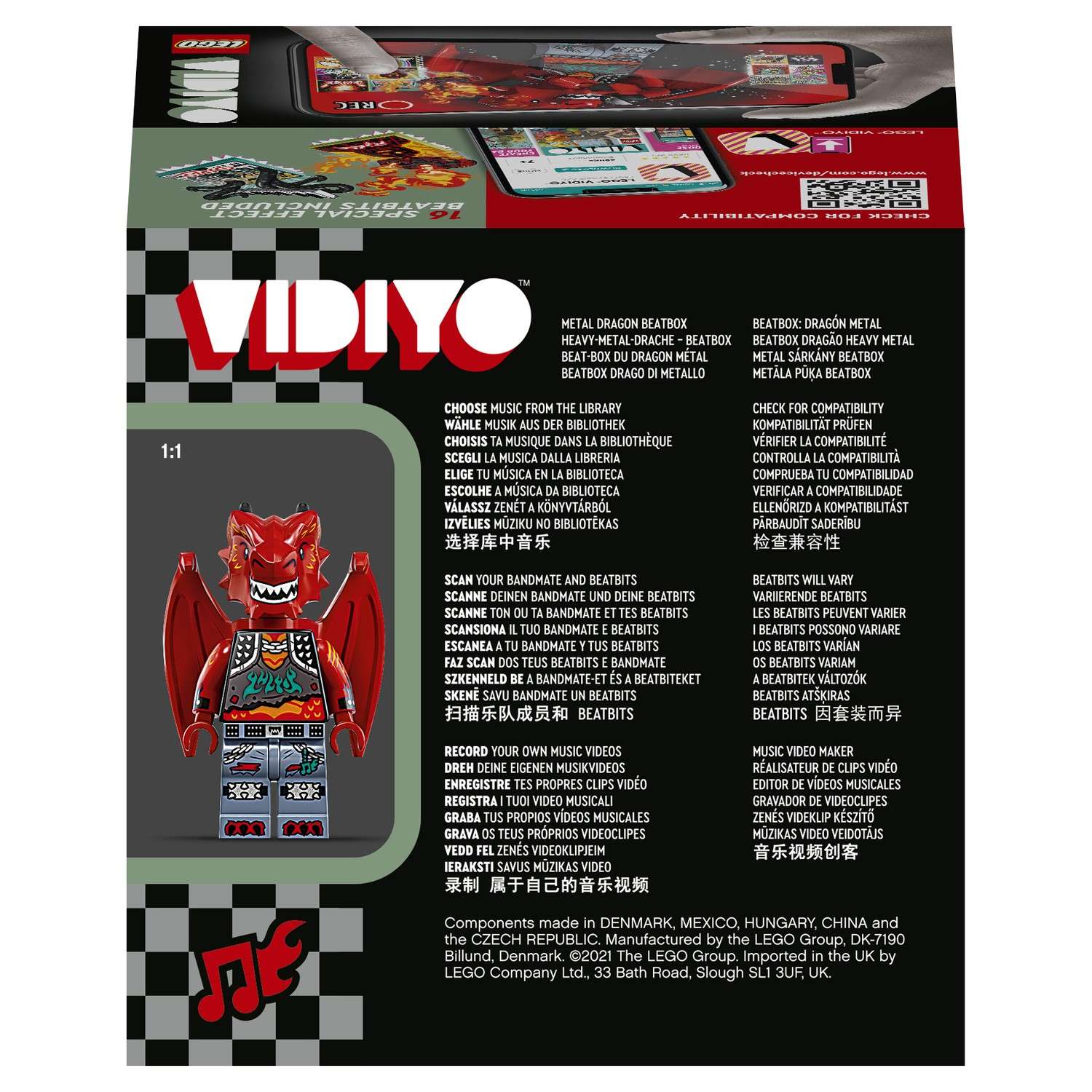 Конструктор LEGO VIDIYO Metal Dragon BeatBox - фото 3