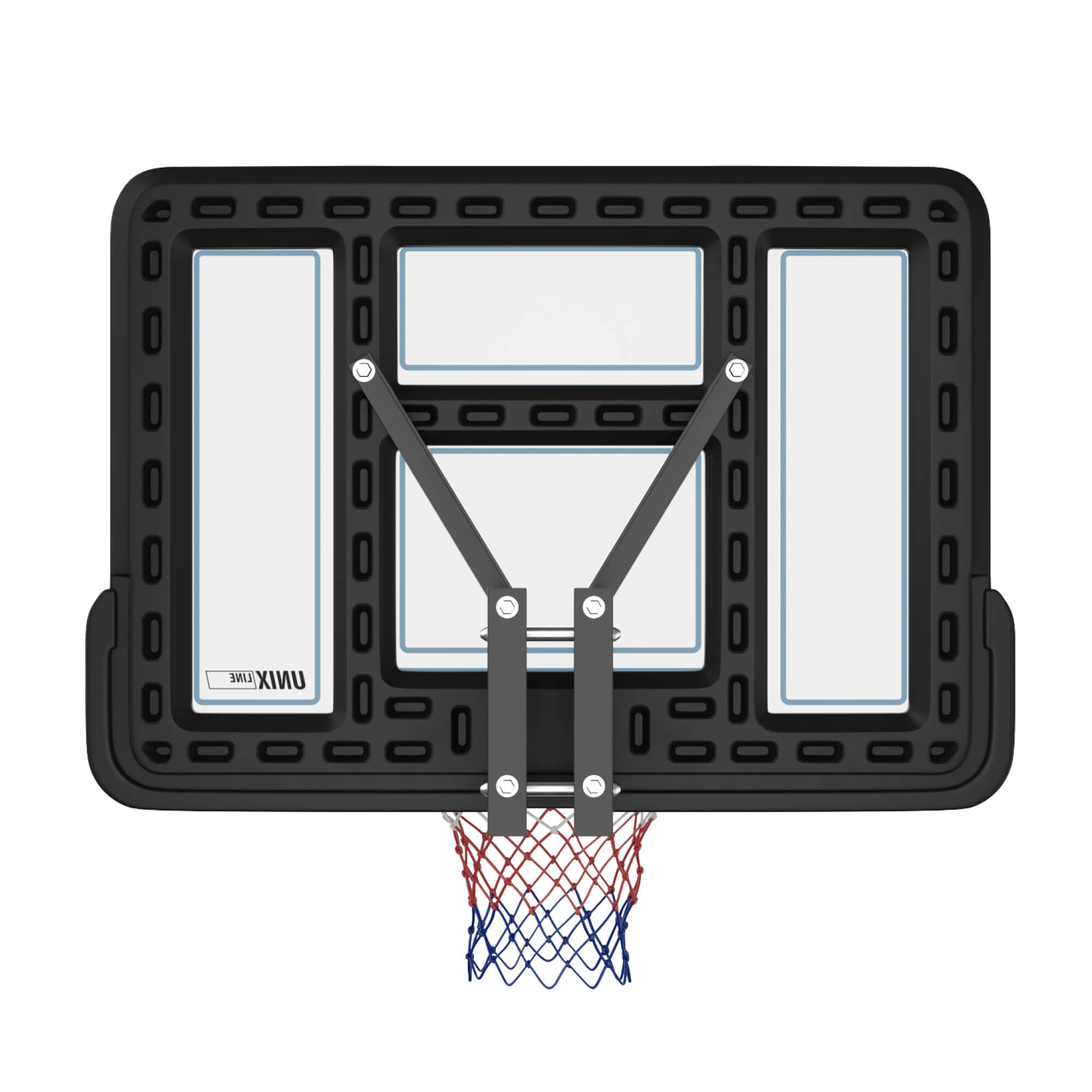 Баскетбольный щит UNIX line из ПВХ B-Backboard-PVC размер щита диаметр кольца R45 - фото 13