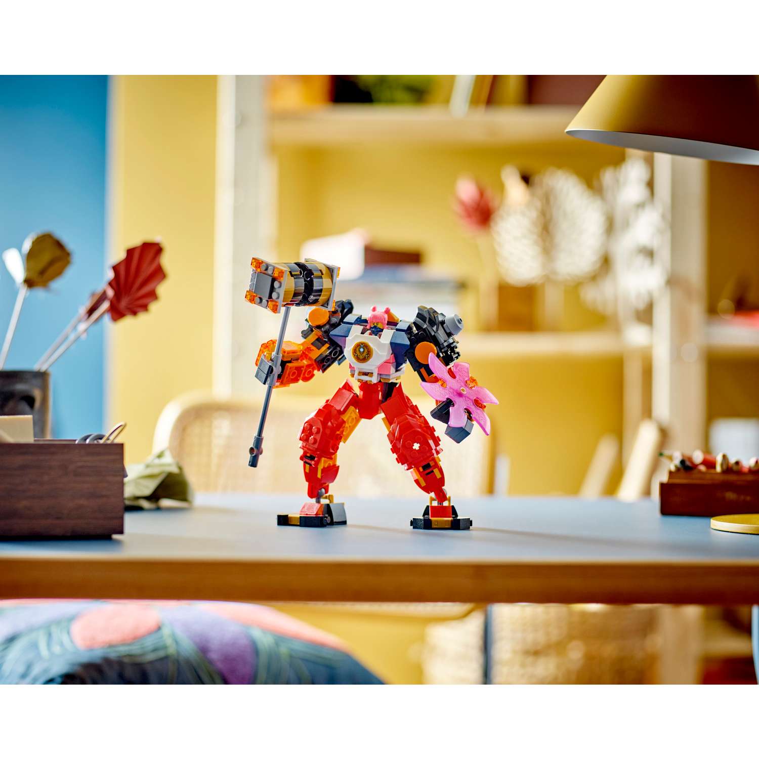Конструктор LEGO NINJAGO Soras Elemental Tech Mech 209 дет. - фото 8
