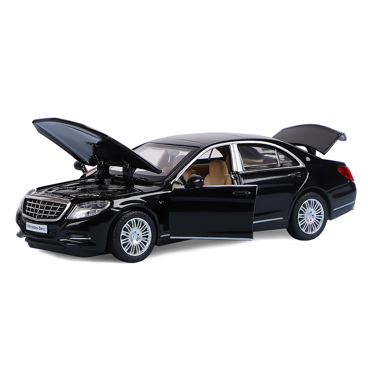 Автомобиль АВТОпанорама Mercedes Benz S600 1:32 JB1251034 - фото 14