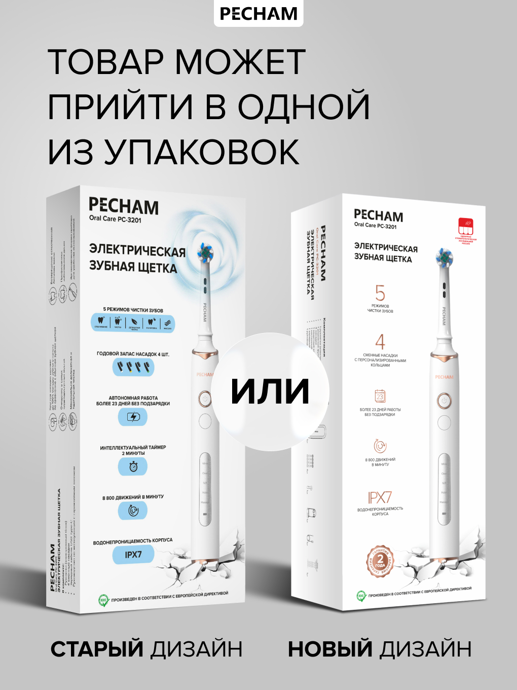 Зубная щетка электрическая PECHAM PC-3201 - фото 13