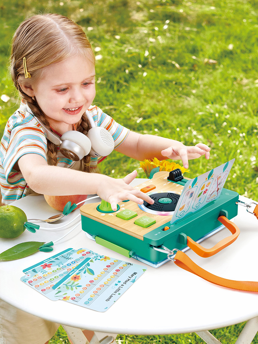 Изображение товара Игрушка музыкальная Hape Лаборатория мелодий синтезатор, аксессуар, пианино, мелодика